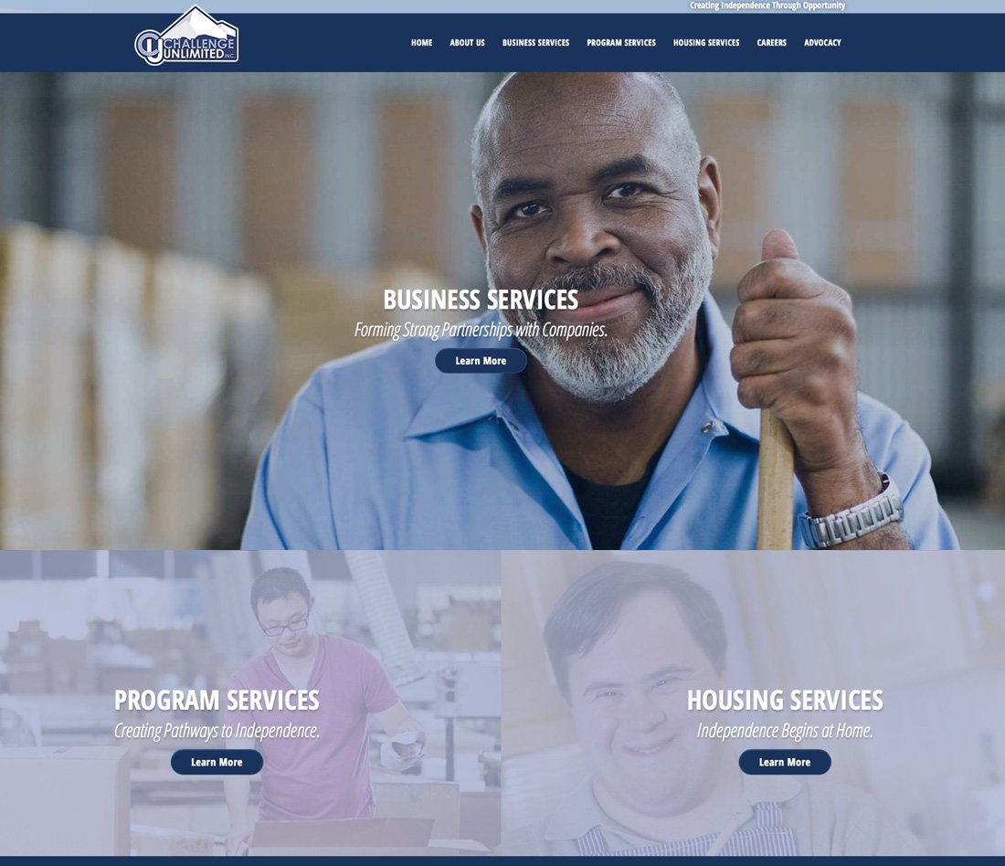 Challenge Unlimited Home Branding