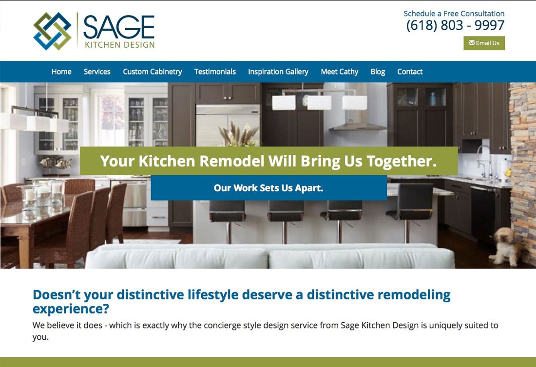 Sage Kitchen Design Branding and Design